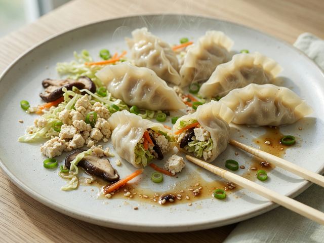 Weight-Loss Tofu and Veggie Lazy Dumplings
