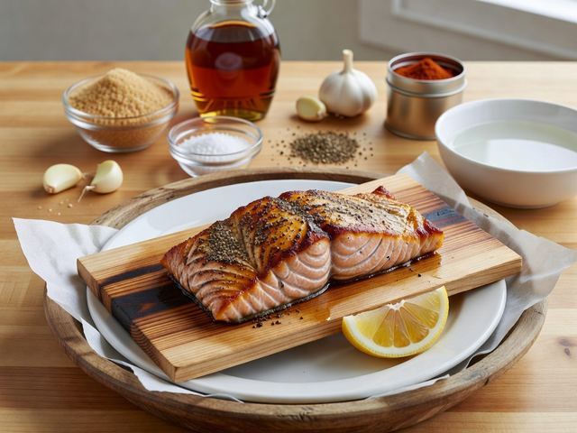 Pacific Northwest Cedar-Plank Salmon