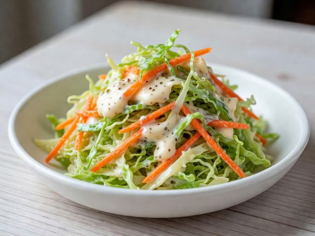 Creamy Barbecue Coleslaw