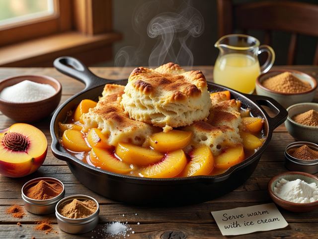 Southern Peach Cobbler